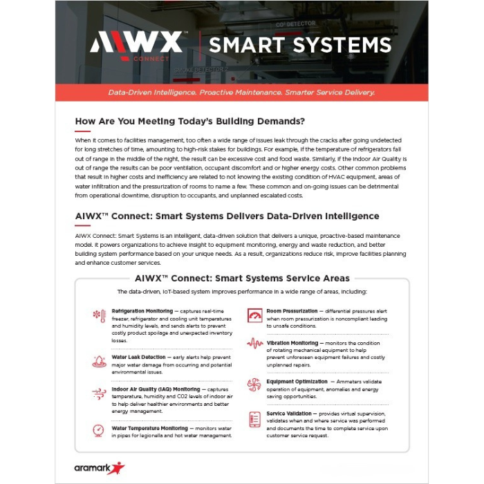AIWX Connect Smart Systems one pager.